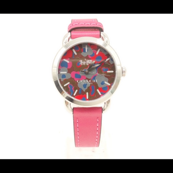 Coach W1546 14502864 LEX  Pink Leather Strap Watch - Picture 1 of 9